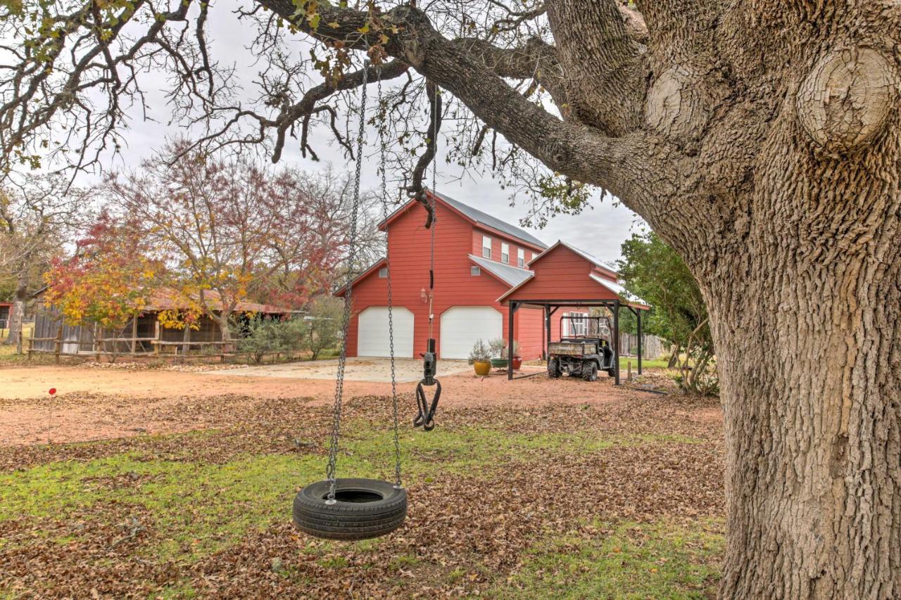 Ark Bunkhouse Fredericksburg Hideaway With Hot Tub 빌라 외부 사진